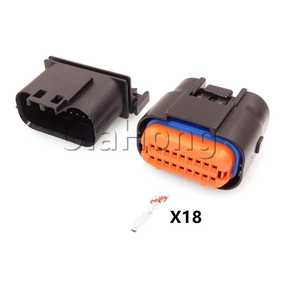 1 Set 18 Ways Parts MX23A18NF1 MX23A18SF1 MX23A18XF1 AC Assembly Car Igniter ECU Sealed Connector Auto Wire Cable Plug For Honda