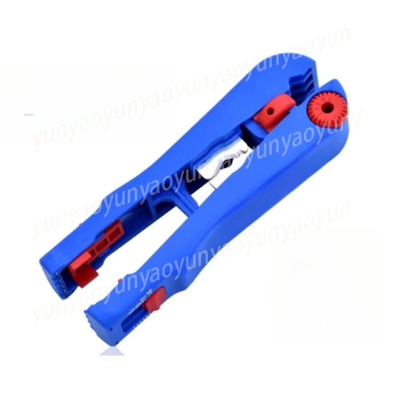 

Precision Coaxial Cable Stripper, Multi-Function Tool for Network Wire and Data Cable Stripping with Cutter Crimper