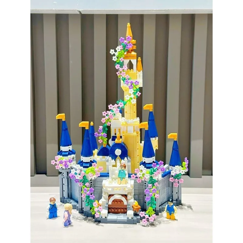 

New Castle Park Building Blocks Princess Girl Series Micro Particle Assembled Toy Birthday Gift