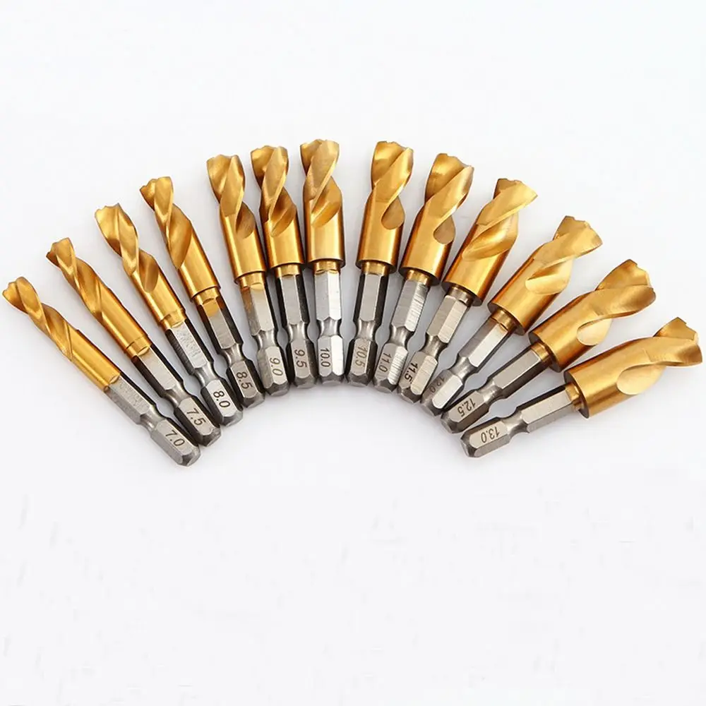 New 2-11MM Twist Drill Bit Hex Shank Ultra-short Hole Opener Stainless Steel Special Drill Wood Metal
