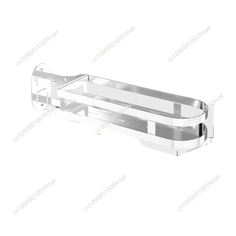 304 stainless steel kitchen storage rack toilet bathroom rack wall-mounted non-punching seasoning rack storage