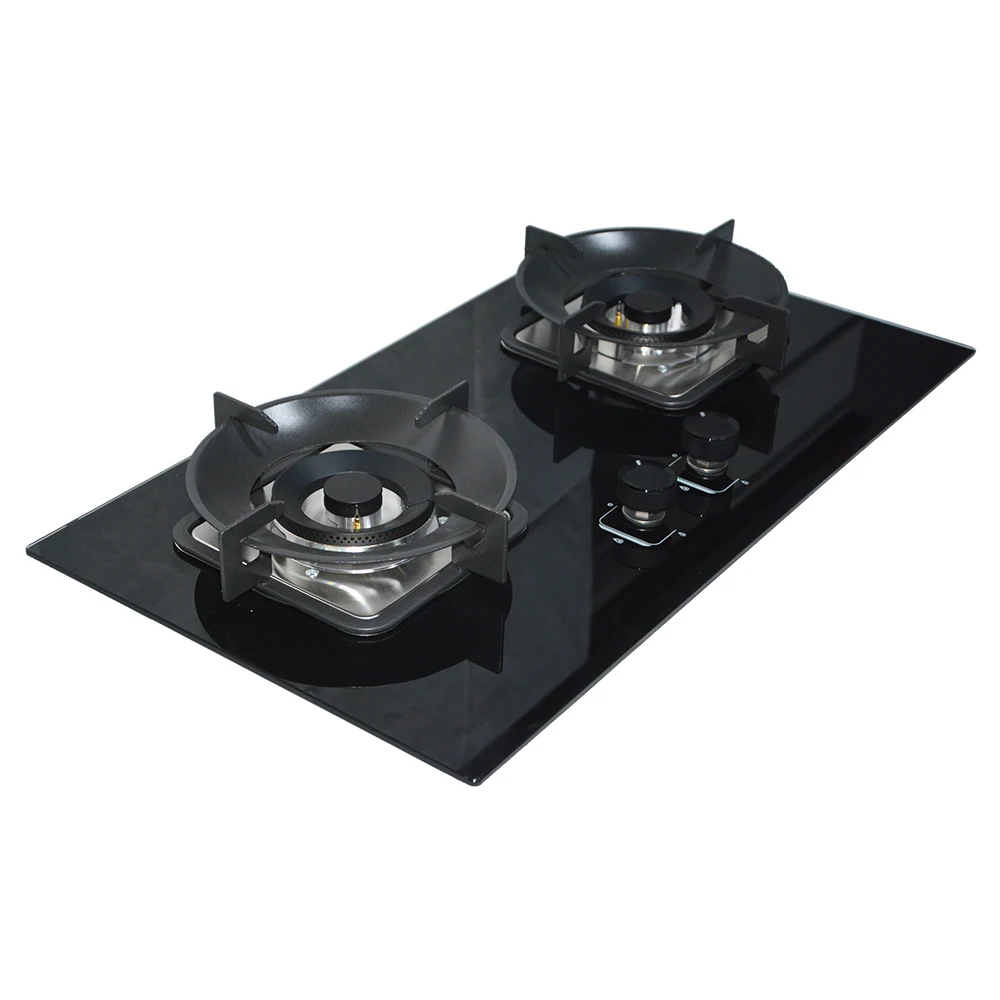 2-Burner Built-in Gas Hob - Factory Custom Affordable Cooktop with Dual Fuel Capability, Value Priced