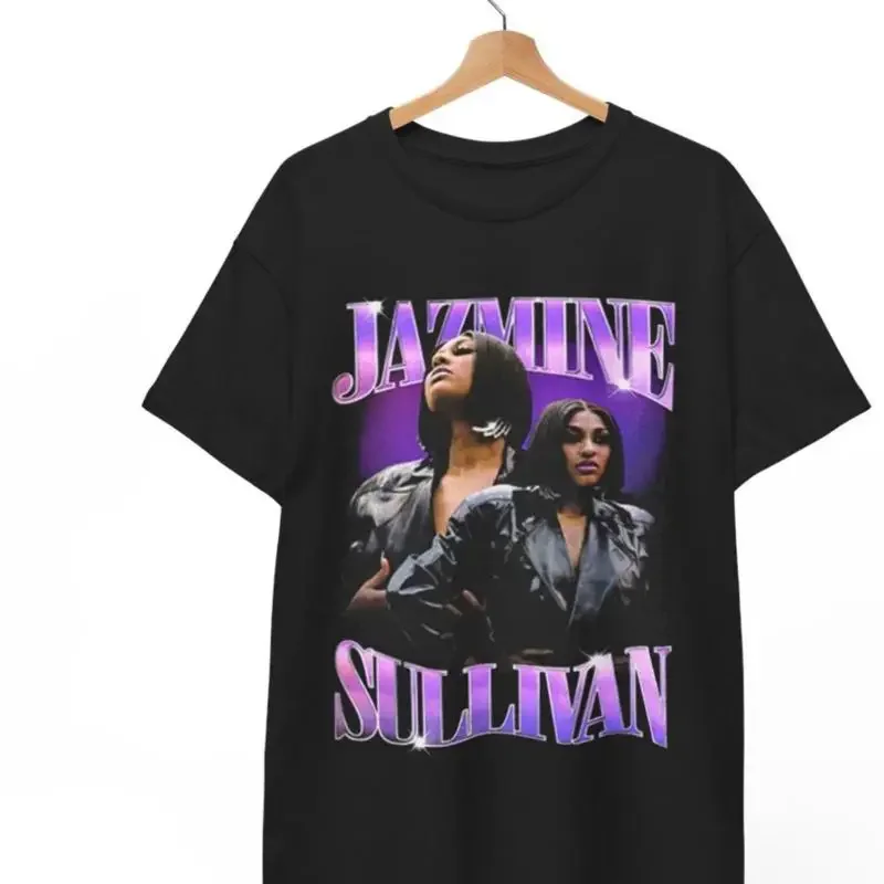 Vintage Jazmine Sullivan T Shirt Black Short Sleeve All Sizes S To 5Xl