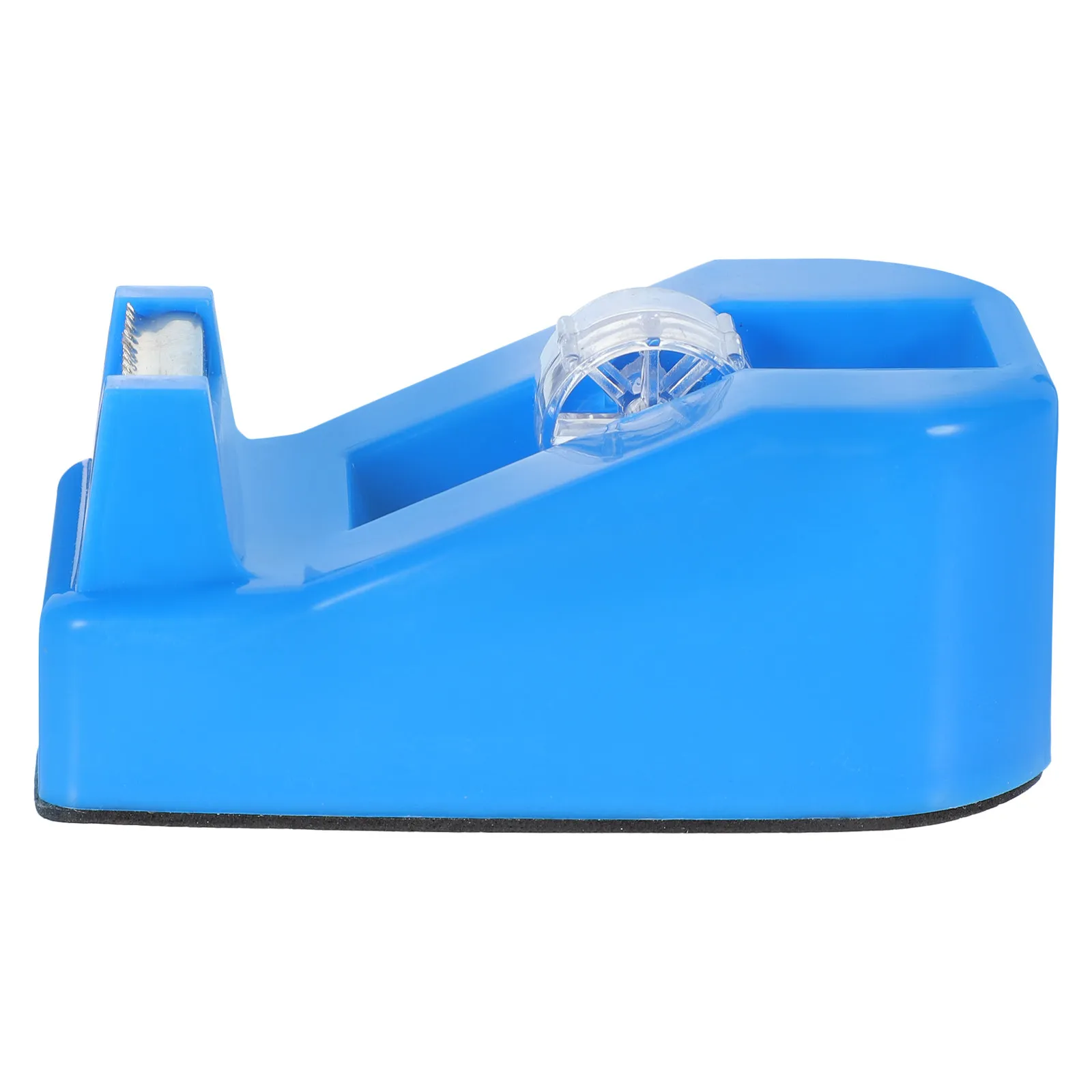

Sturdy Desktop Tape Dispenser with Precision Serrated Cutter Elegant Clear View Design Portable Small Tape Organizer for Desk