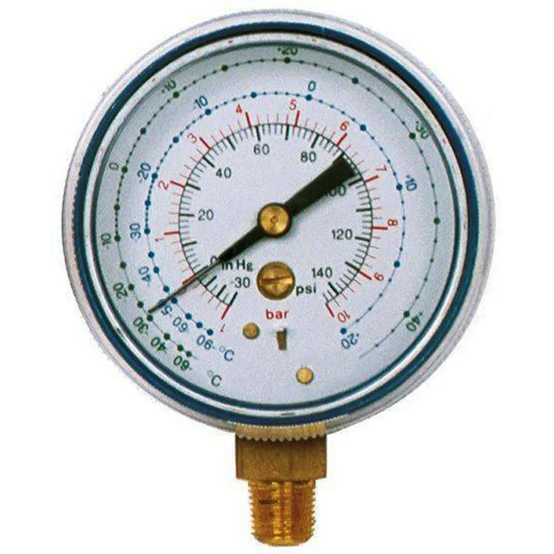 Low pressure manometer 68mm thread 1/8 R600 R600A R290 VALUE root tools cold start gas analyzer manometer STOCK permanent spare parts