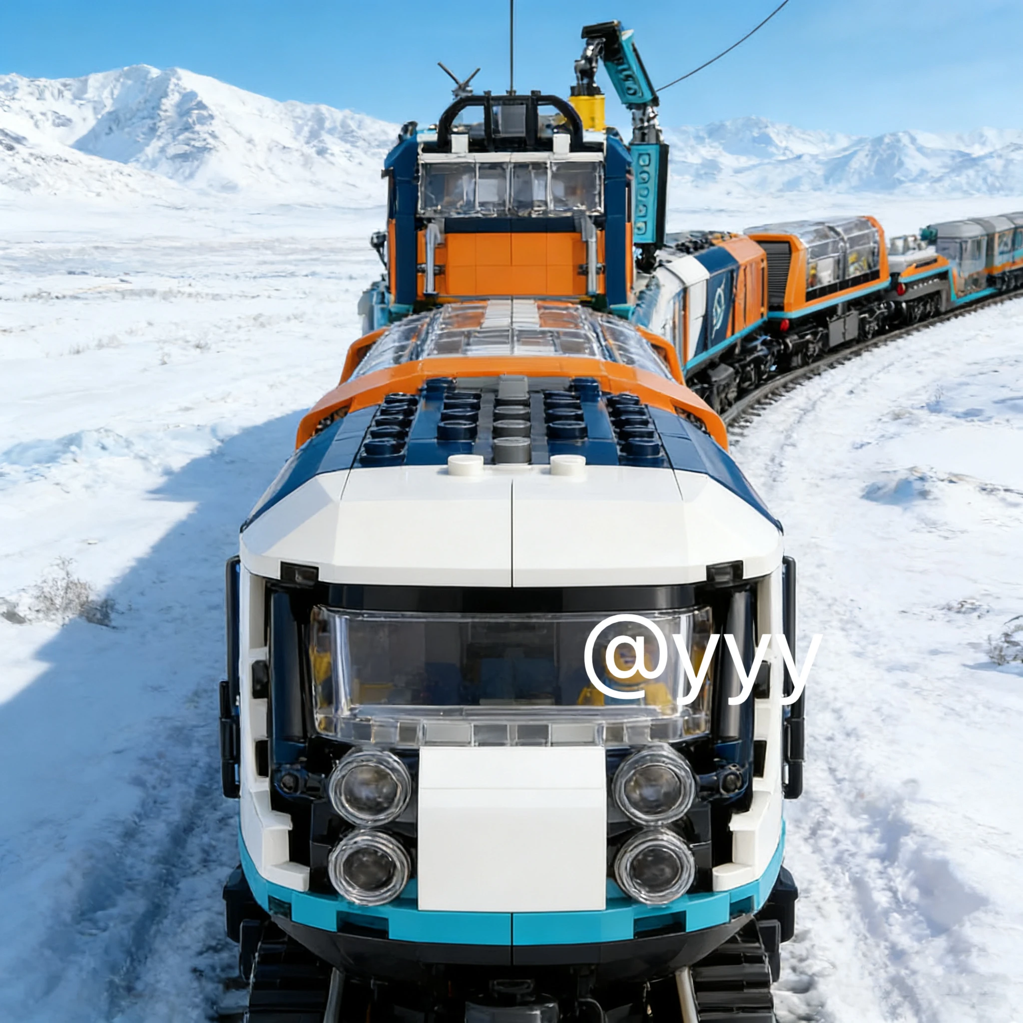 

Новинка/6132 Конструктор «Полярное приключение»: Экспресс-поезд, снежные тоннели, трасса. Игрушка для детей и взрослых. Подарок на день рождения, Рождество.