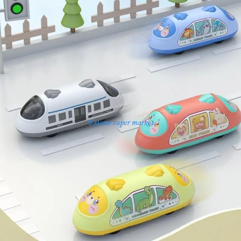 090B quán tính Train Train Toy Toy Playset Playset Trò chơi tương tác đồ chơi cho trẻ
