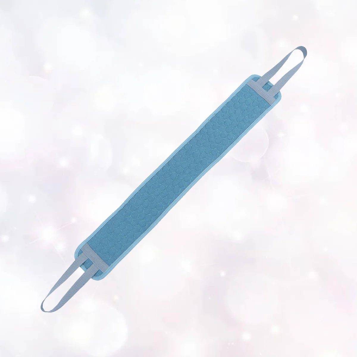 

1pc Back Scrubber Strip Blue Portable Exfoliating Shower For Dead Skin Removal Comfortable Handle Bathing Tool Back-Pulling