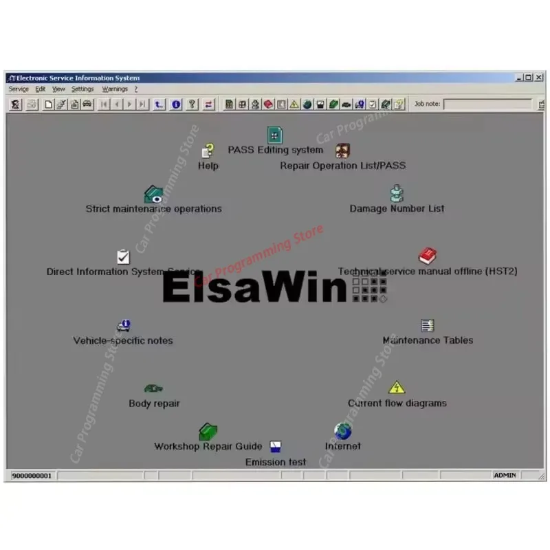 2026 HOT Newest Elsawin 6.0 E T/ K 8 .3 Electronic Parts Catalogue Elsa win 6.0 For V-W For A-udi Auto Repair Software in 250gb