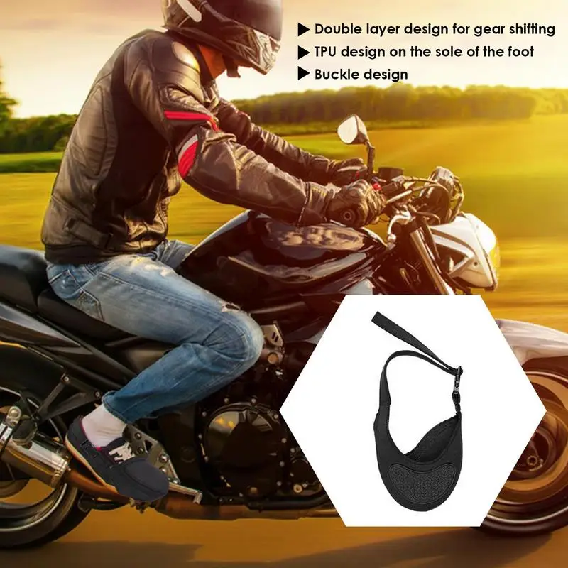 Motocicleta Gear Shifter Shoe Protector, Moto Shift Pad Cover, Protetor de inicialização