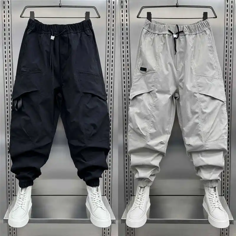

Men's Casual Outdoor Work Pants Summer Qui Dry Loose Fit Harajuku Sle Breathable Comfortable Lightweight Faionable