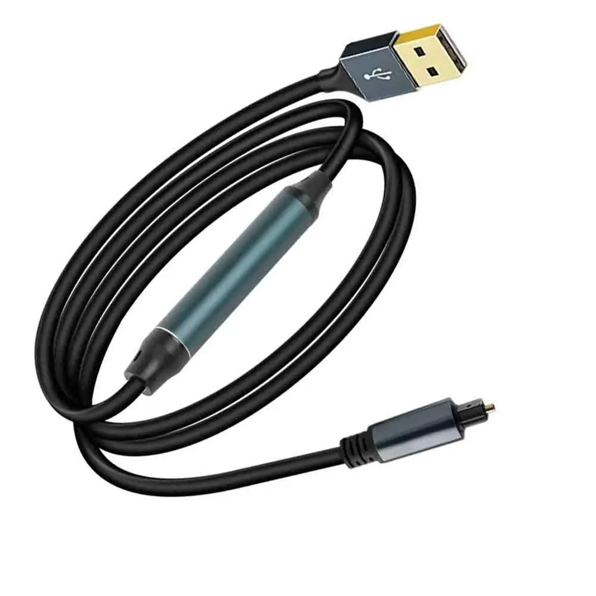 a89z-usb-a-20-toslink-デジタル光オーディオケーブル、usb-オス-spdif-ポートオス光ファイバーアダプター、用