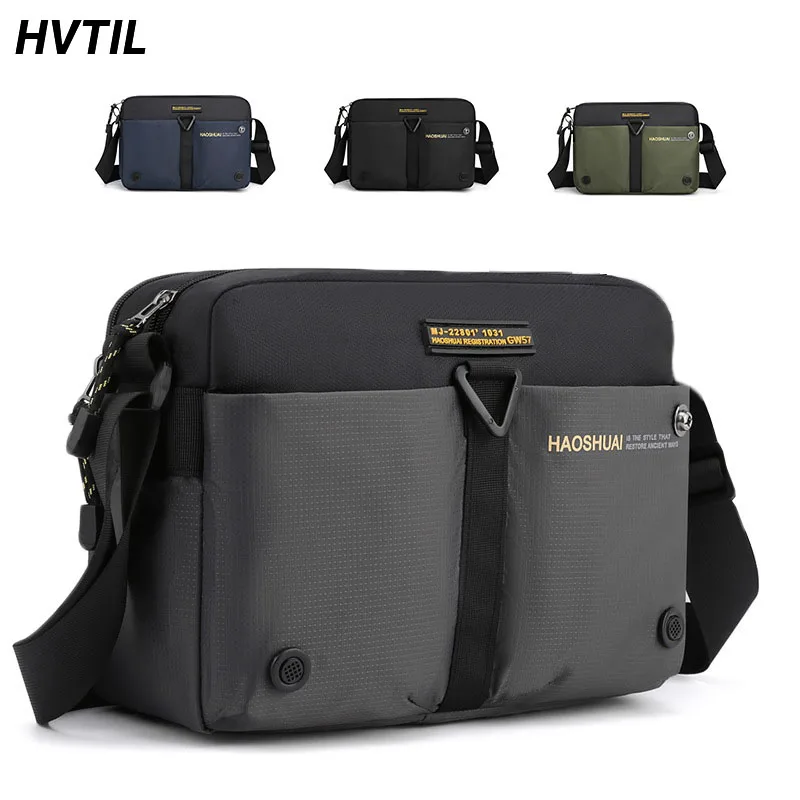 HVTIL Y2k borsa a tracolla di grande capacità da uomo borsa a tracolla singola di marca di lusso da viaggio Shopping bicicletta moto Pack