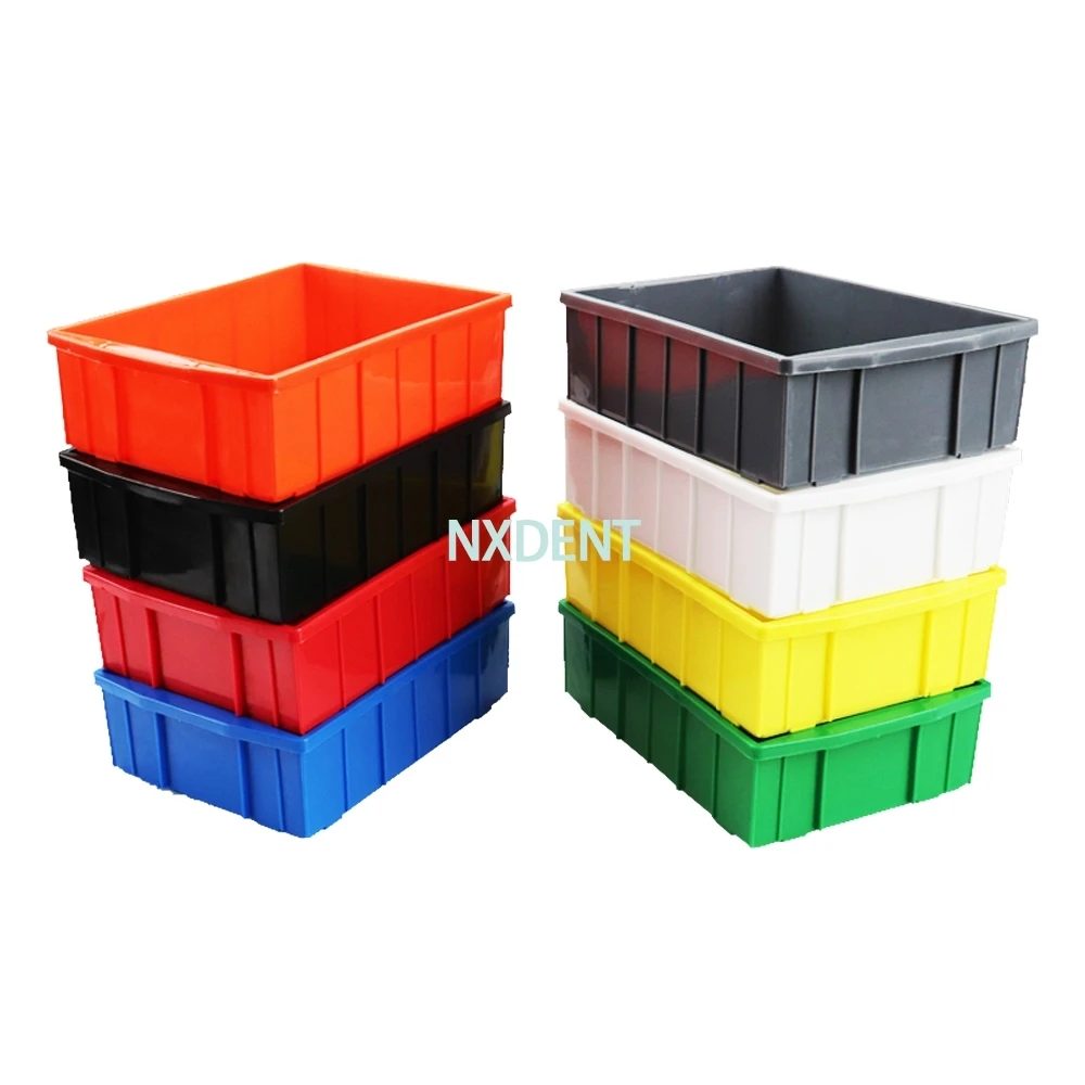 New high quality 5pcs/lot Dental Square Working Pans Storage Box Colourful PP Plastic Work Tray Pans Durable Case