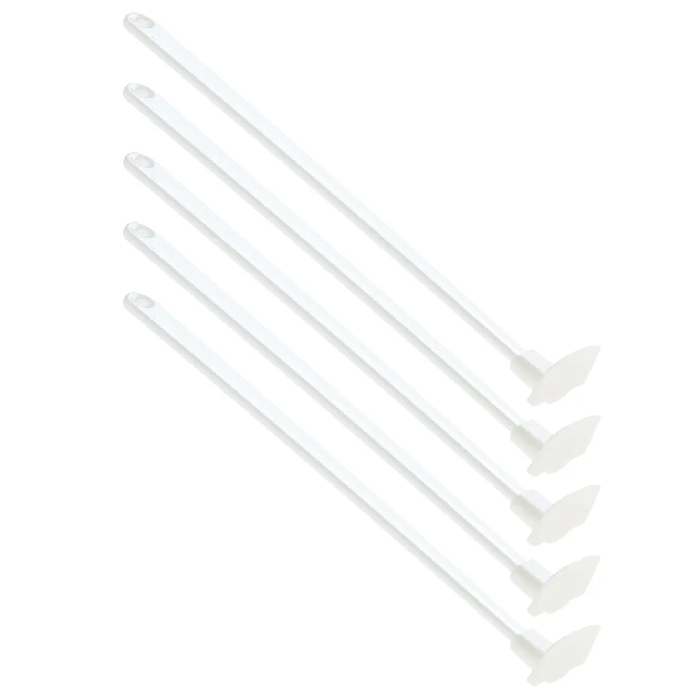 

5pcs Bottle Bottom Scraper Long Handle Spatula For Ketchup Jam Beauty Lotion Pp Smooth One Piece