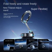 360° Rotating Vacuum Magnetic Car Phone Holder New Model Dashboard Glass Mount Multi-Scenario Automotive Navigation Stand 6