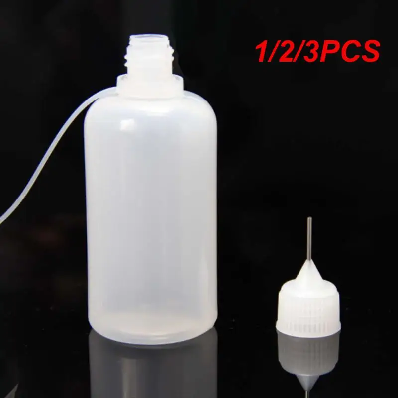 1/2/3PCS /Lot Vial Small Container Drop Bottles PE Glue Applicator Needle Squeeze Bottle For Paper Quilling DIY Scrapbooking