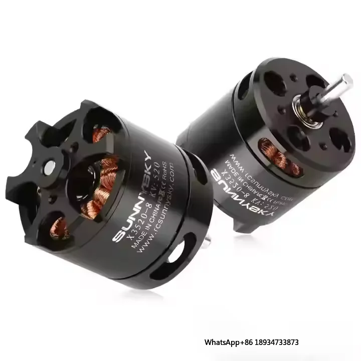 Sunnysky II X3520(4250)50E 50E Brushless Motor for Remotely Piloted Aircraft & Outboard Motors Kv520 1750W