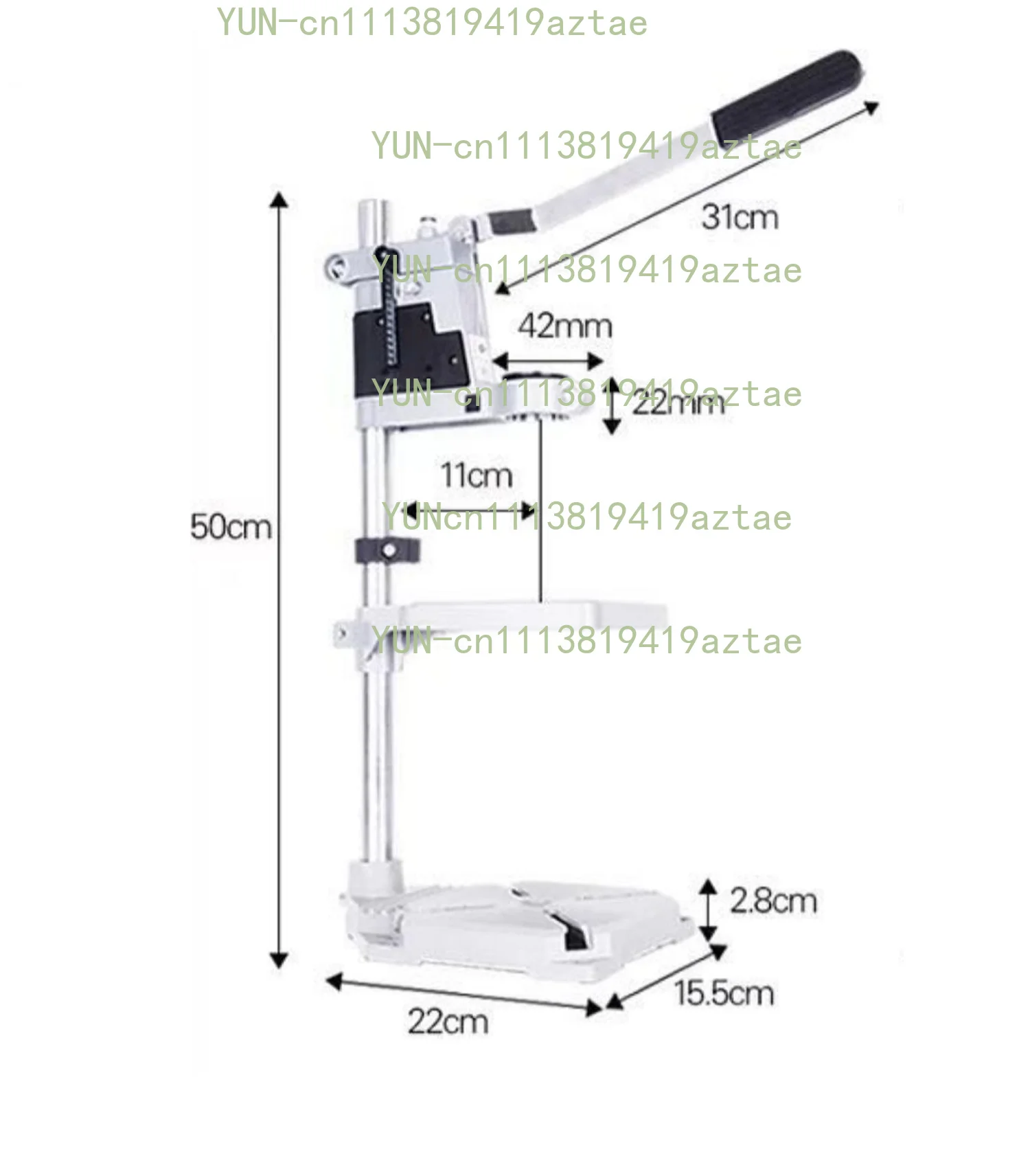 Drilling machine bracket Industrial grade electric drill table Machine household multi-function high-precision workbench