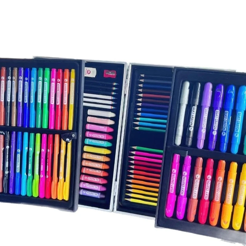 

painting art gift box, primary school students can wash crayons and colored lead art special set