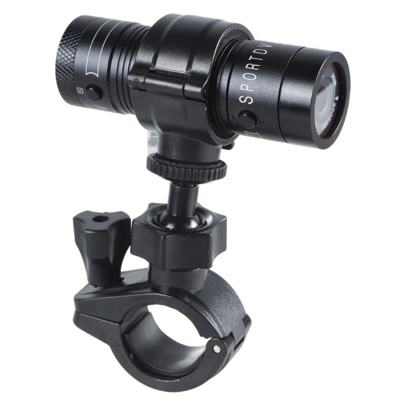 Mini Sport DV Action Sports Camera Flashlight Helmet Full HD 1080P Video Ideal For Bike, Cycle, Motorcycle Waterproof Camcorder