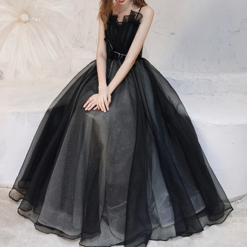 Women Dresses Solid Dress Camisole Mesh Strapless Backless Sleeveless Cinched Empire Waist Full Length Casual Slim 2026 Summer