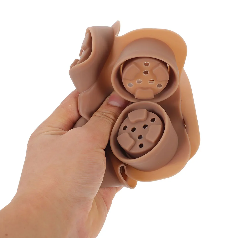 

1pcs Silicone Seed Starter Tray Germination Pot Reusable Breathable Hole Deep Brown MultiGrid Sowing Tool Garden Accessories