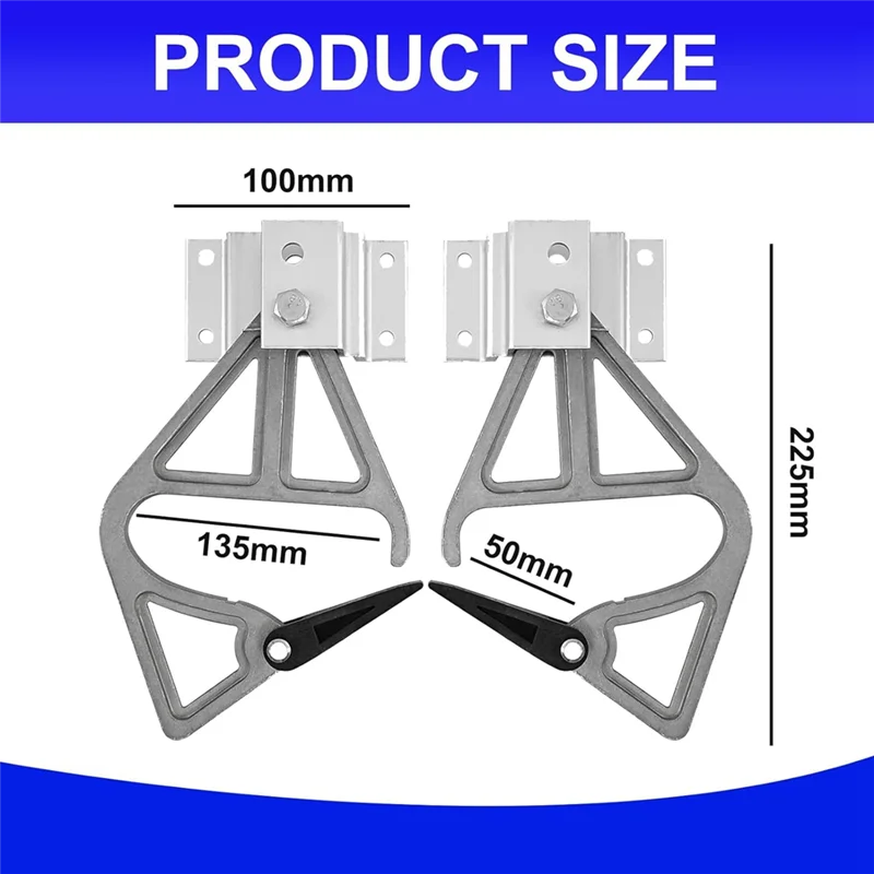 A05E-Aluminum Extension Ladder Locks Compatible With For Werner,Suitable For 28-11 Rung Lock Kit,Extension Ladder Accessories