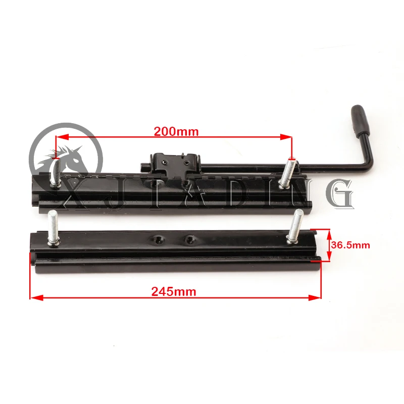 Universal Vehicle Seat Slider Track 300mm Single Lock For DIY ATV Go kart UTV Buggy Golf Cart Quad Bike Accessories
