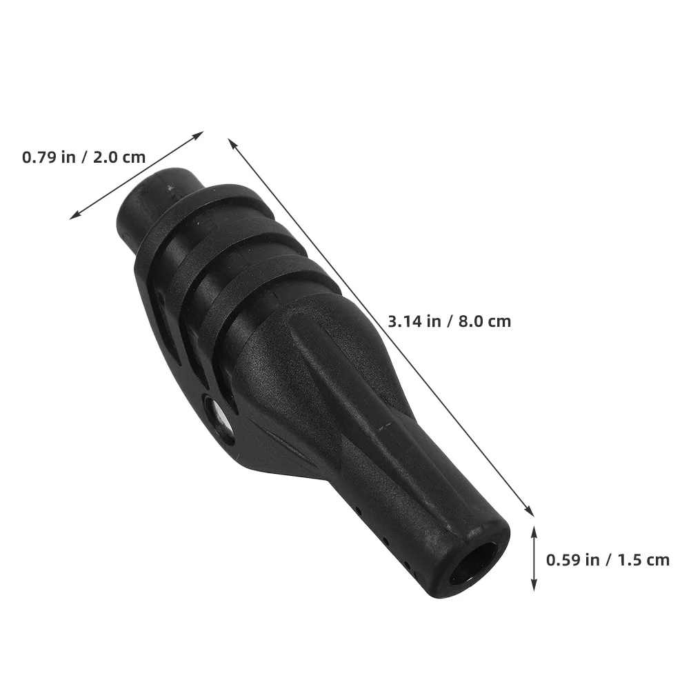 

DIY Tent Joint Connector Camping Supplies Support Black Plastic Pole Connectors