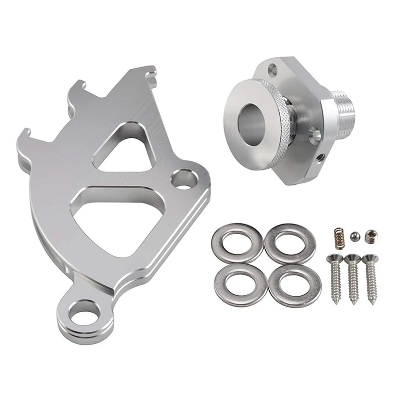 Silver Firewall Adjuster And Triple Hook Clutch Quadrant Kit For Ford Mustang Manual Transmission 1996-2004