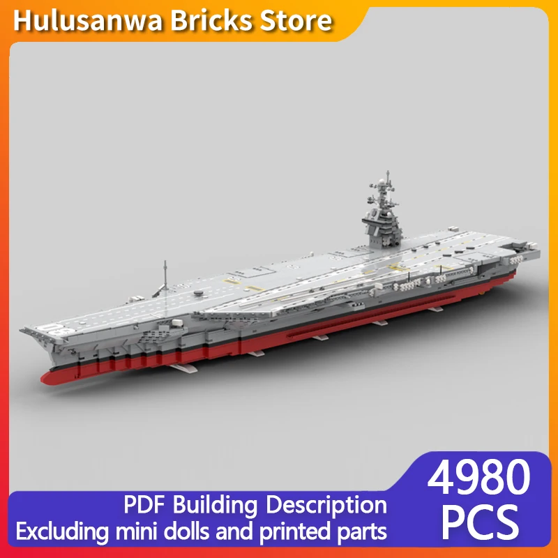 

USS Enterprise CVN-80 модель MOC строительные кирпичи военное оборудование модульные технологии подарки праздник сборка детские игрушки костюм