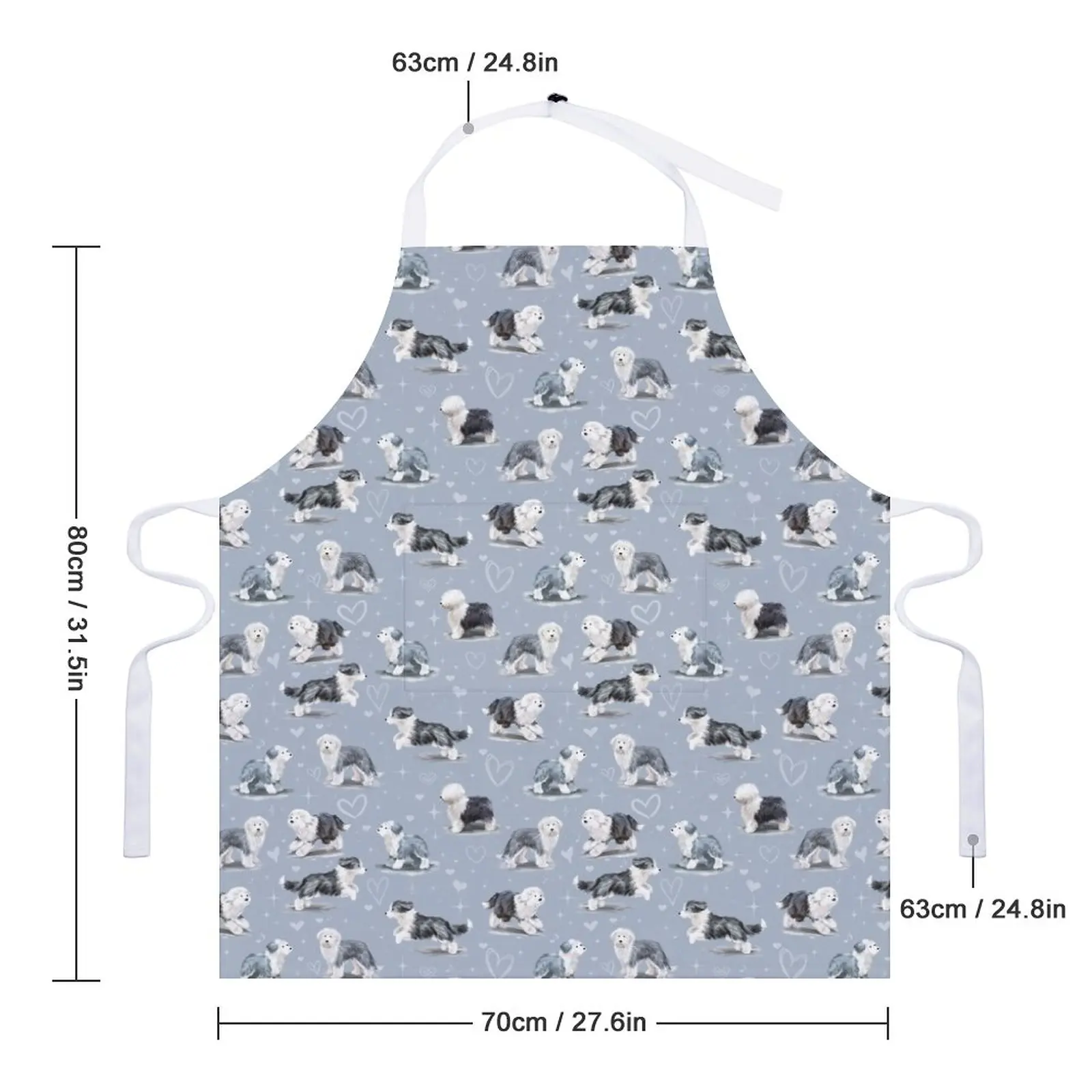 The Old English Sheepdog Apron Dress Apron Home Supplies