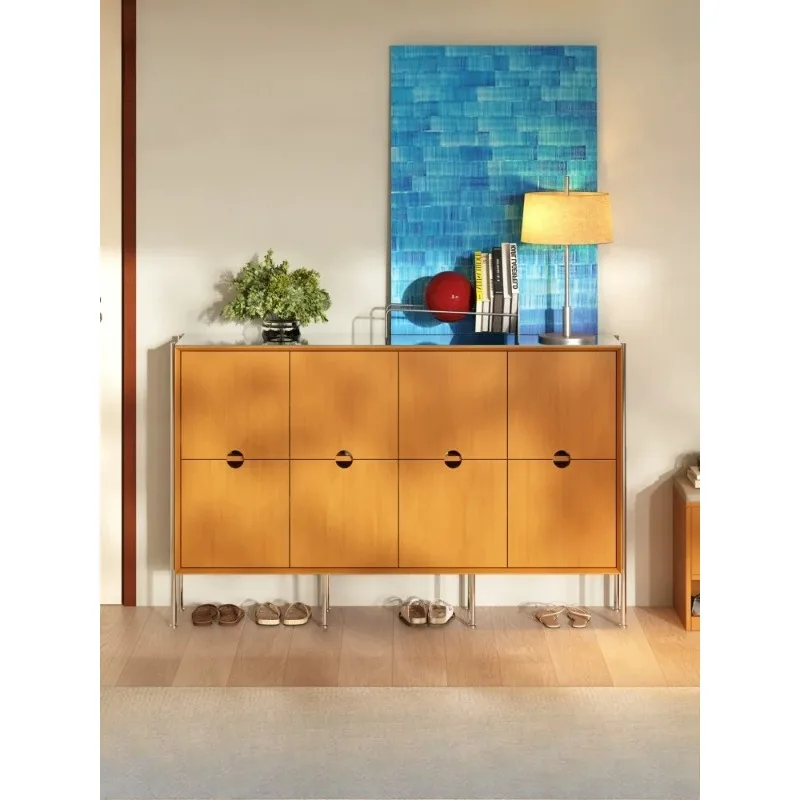 shoe cabinet, multi-functional household door living room side cabinet, wall storage side cabinet