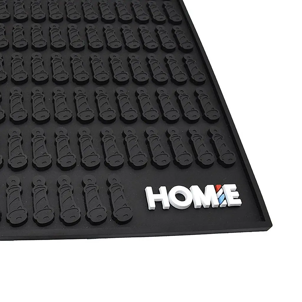 Silicone Heat Resistant Hair Styling Pad for Curling Iron Flat Iron Hot Tools Holder Mat