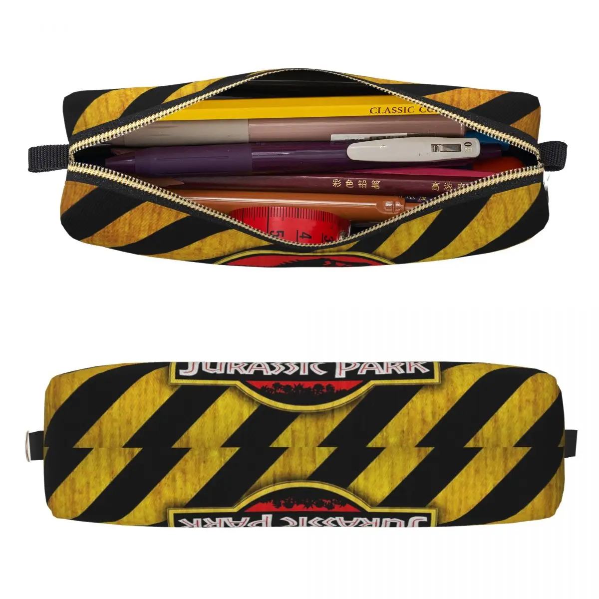 Ancient Animal Giant Dinosaur Pencil Case Jurassic Park Pencil Box Pen Holder for Girl Boy Large Storage Bag School Stationery