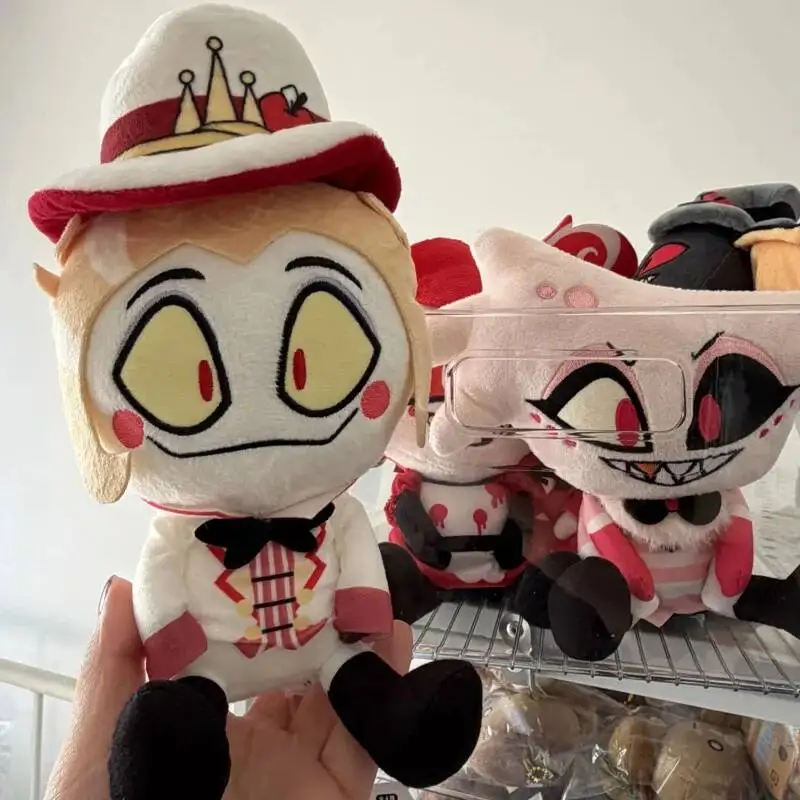 

Плюшевая кукла Люцифер из Hazbin Hotel, 30 см, персонажи Вокс и Аласто, сувениры для детей, подарок для фанатов, коллекционная аниме-игрушка, милая мягкая кукла