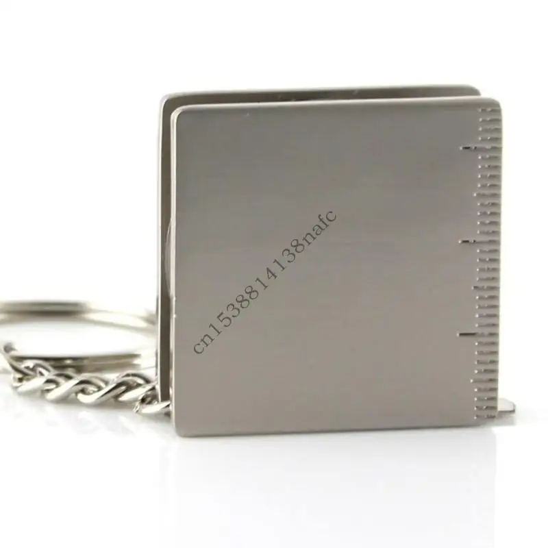 594F Compacts 130cm Keychain Tape Measure Strong Metal Construction Accurate Scale