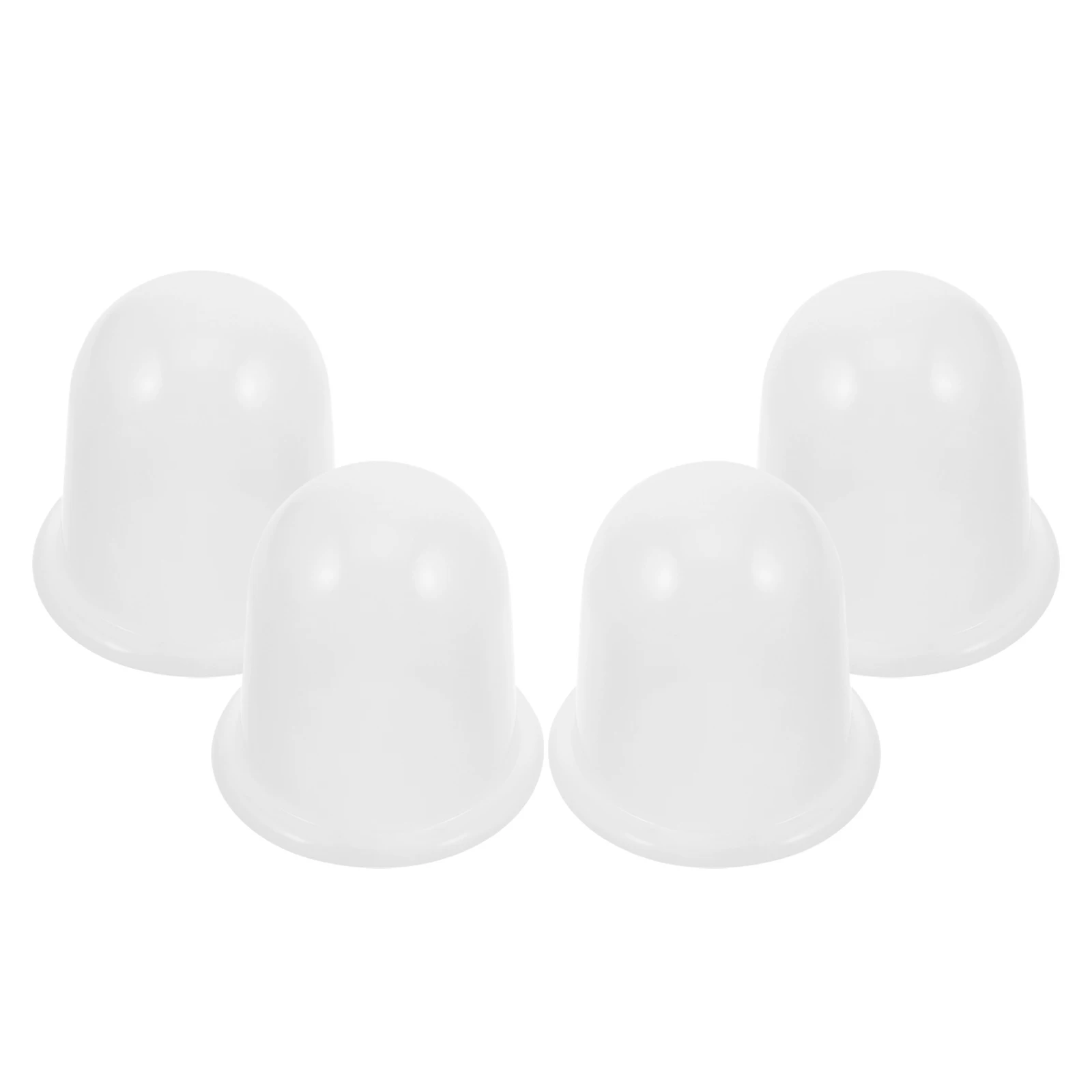 Dispositivo de ventosa de silicone, 4 unidades, ferramentas de massagem, aparelho facial, máquina de beleza, ventosas traseiras para corpo