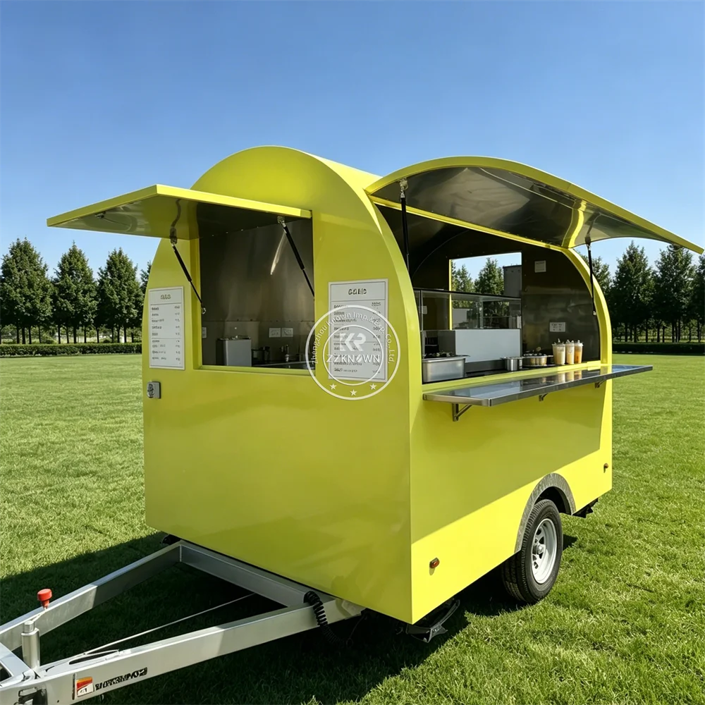 

Mobile Food Trailer Commercial Custom Street Catering Truck Sushi BBQ Hot Dog Coffee Food Truck Fully Equipped