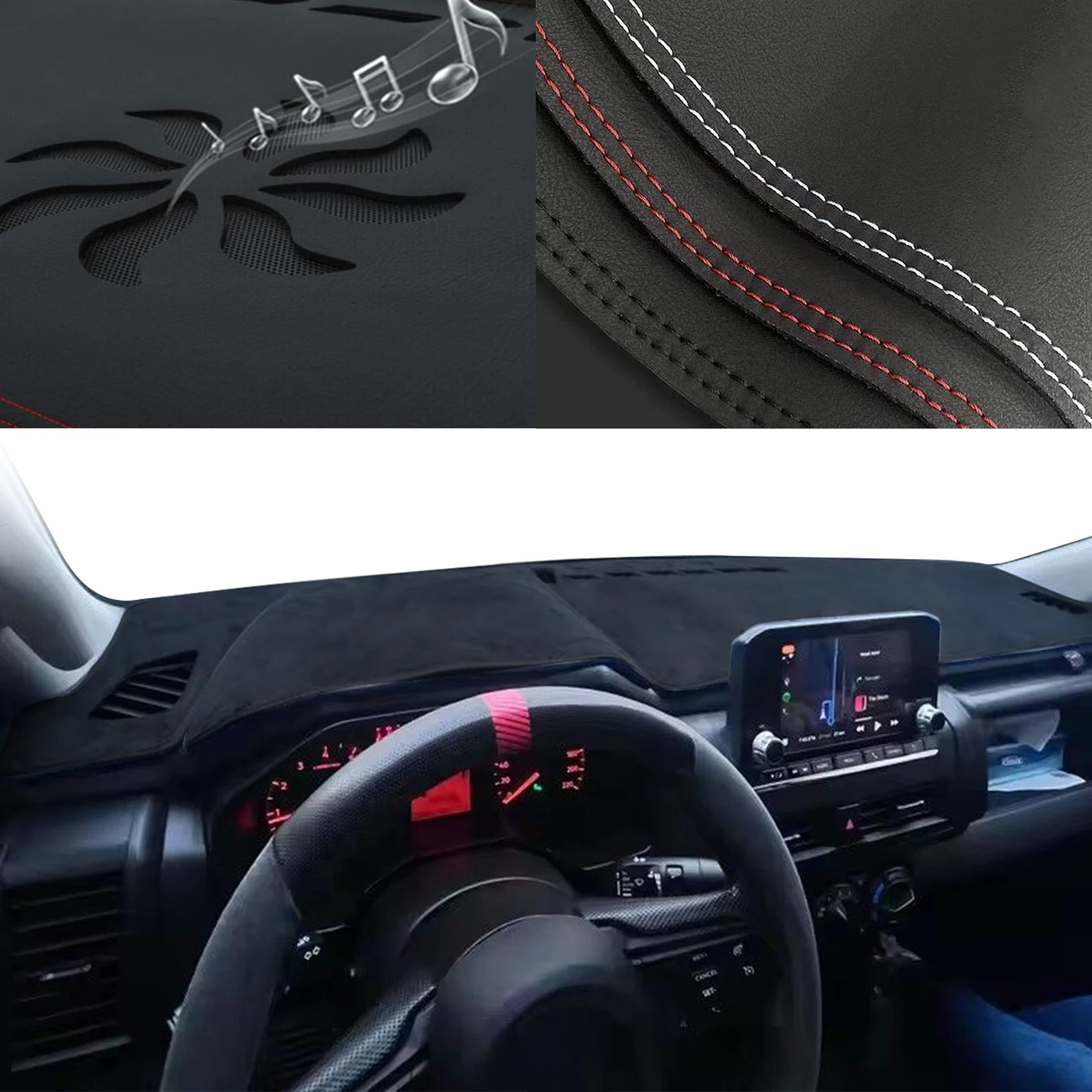 

for Mitsubishi Triton L200 2024-2026 Special Customized Dashboard Cover Anti‑Glare Sunshade Pad Dash Mat Interior Accessories