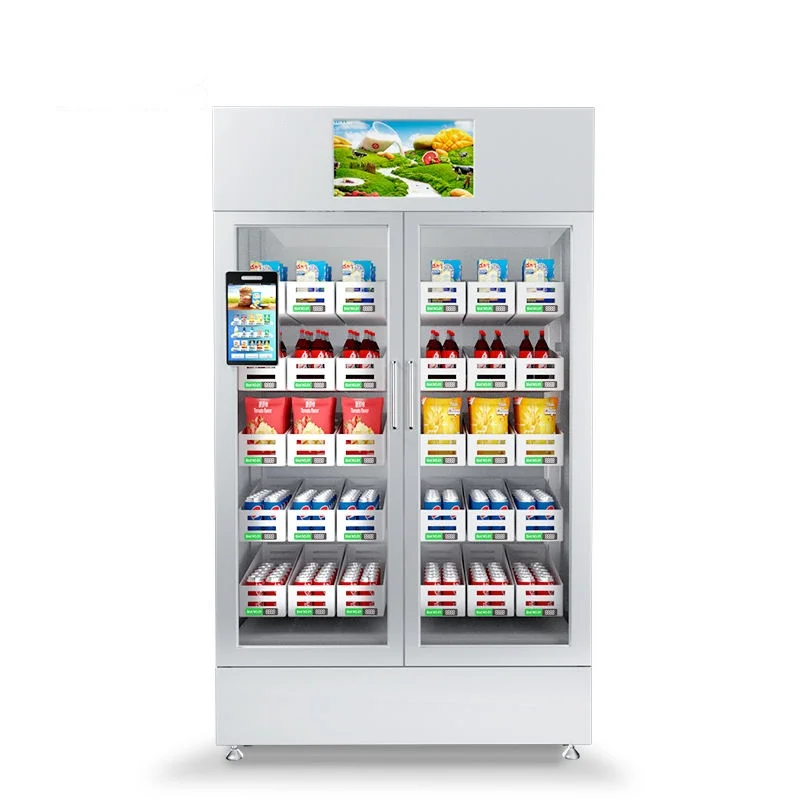 24/7 Self-Service Fresh Fruit Vending Machine Vegetable Smart Fridge Vending Machine For Sale