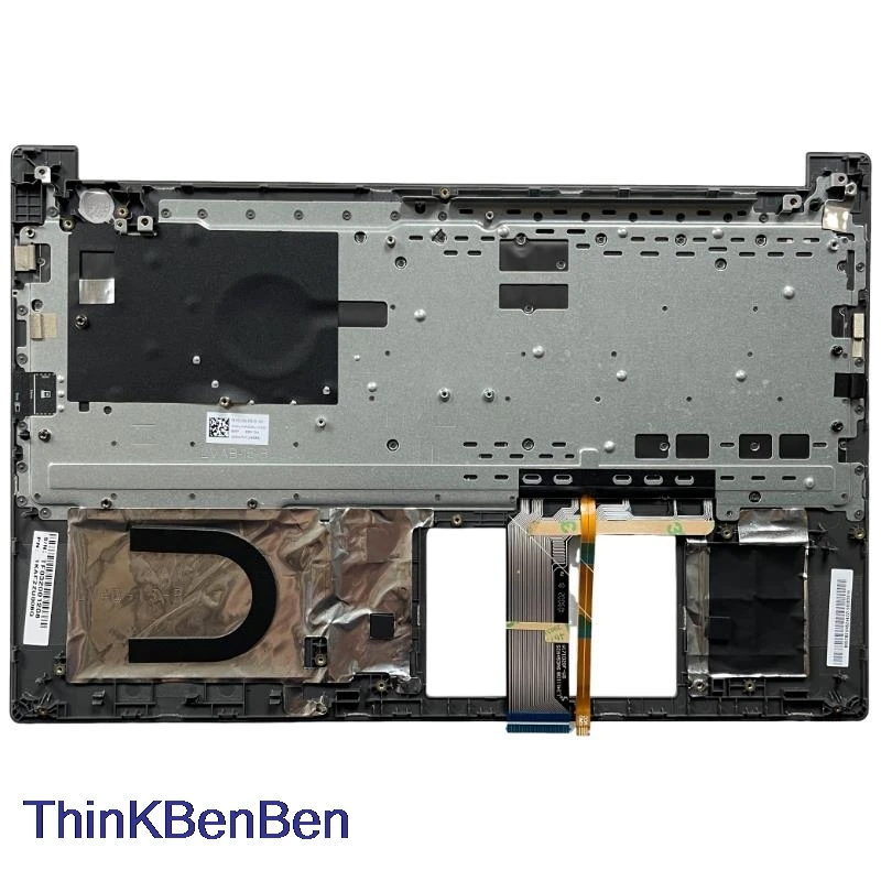 Imagem -04 - Capa de Shell Palmrest Estojo Superior Teclado Inglês Mineral Cinza do Reino Unido Lenovo Thinkbook 15 Iml Iil 5cb0w45240