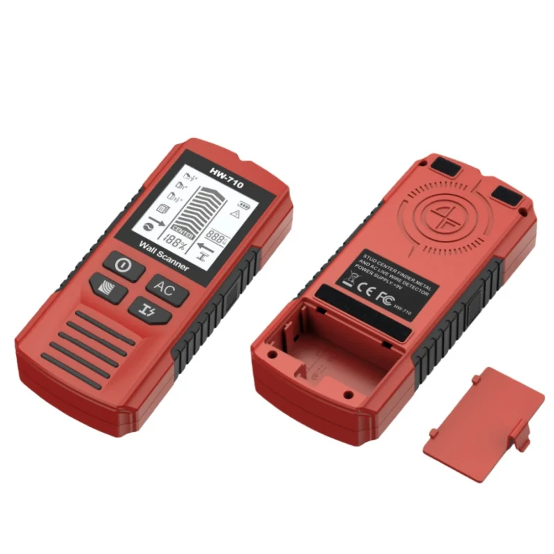 

HW-710 Multi-functional Stud Finder Wall Scanner AC Cable Wires Depth Tracker Wall Metal Detector Electronic Wood Finder Tools