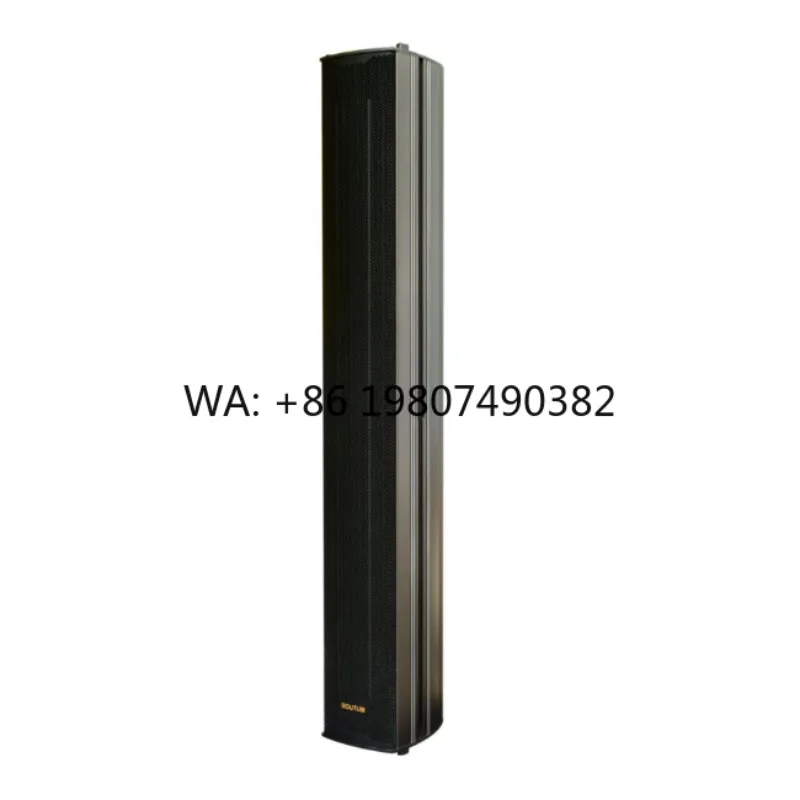 

600W Waterproof Metal Outdoor Sound Column 6*6.5 Inch Professional PA Line Array Speaker Public Broadcast Audio System