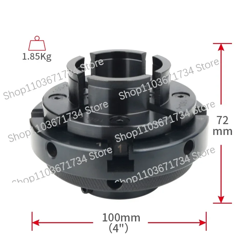 

4" 100mm Wood Lathe Chuck Self Centering 4 Jaw Turning Chuck Wood Turning Tools Lathe Machine Tools Accessories