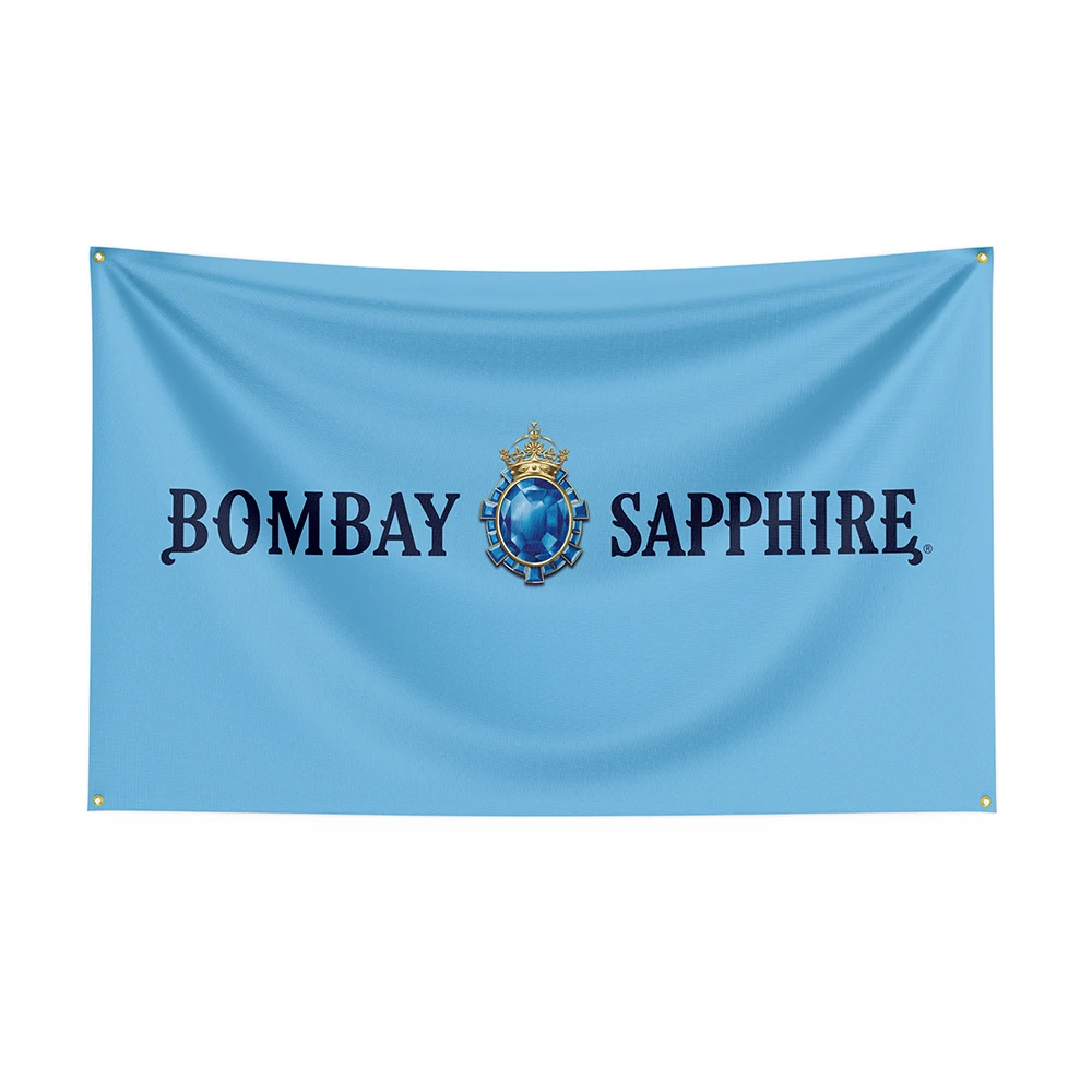 3x5Ft Bombay Sapphires Flag Polyester Printed Beer Banner For Decor