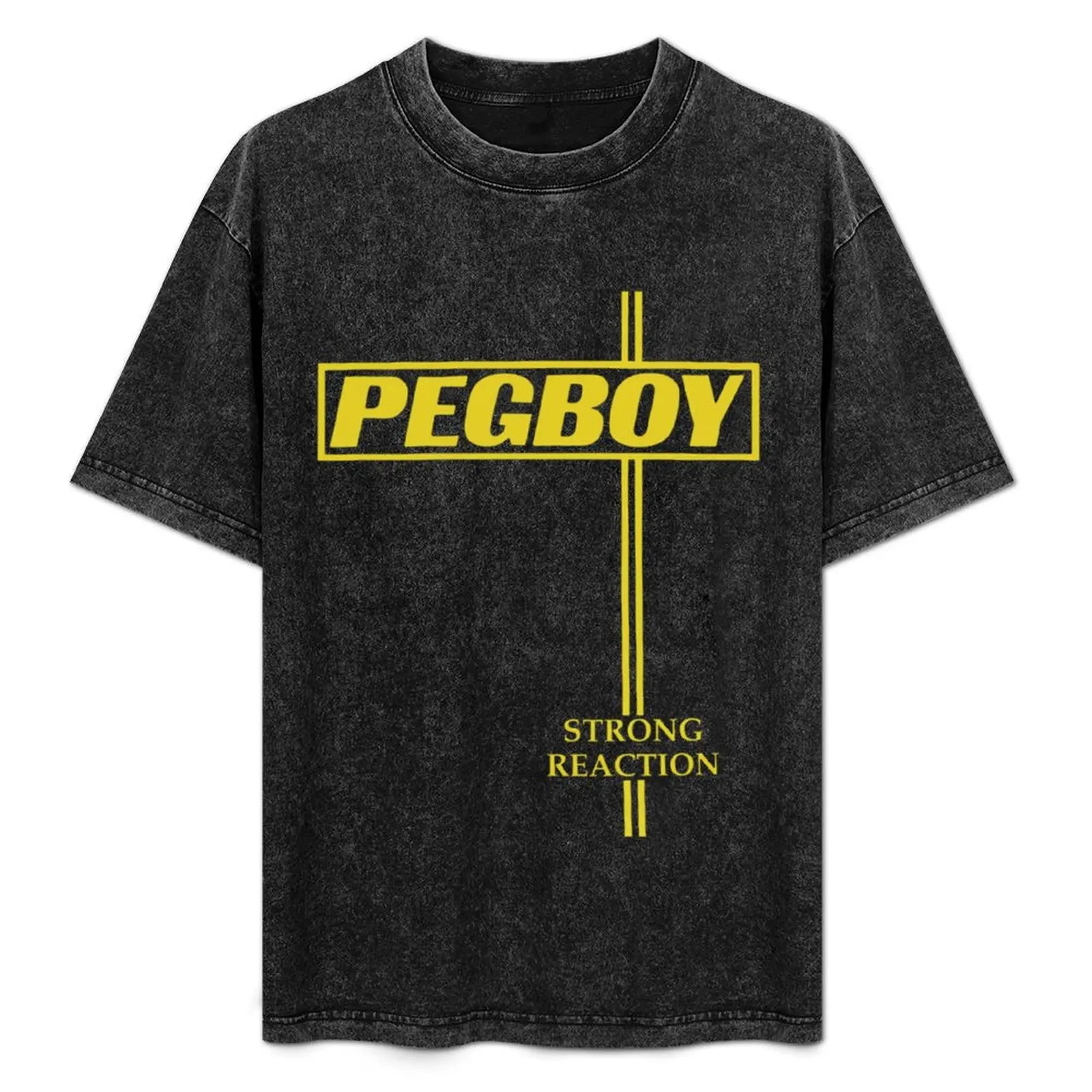 Reaction Pegboy T-Shirt anime t shirts blacks vintage clothes Men's t-shirt