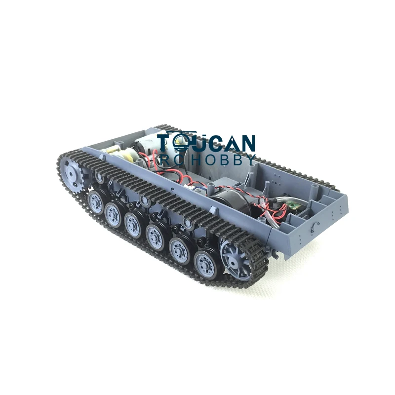 Accessories Heng Long 1/16 German Panzer III L RC Tank 3848 Chassis W/ Plastic Tracks Wheels DIY Spare Parts Model TH00250