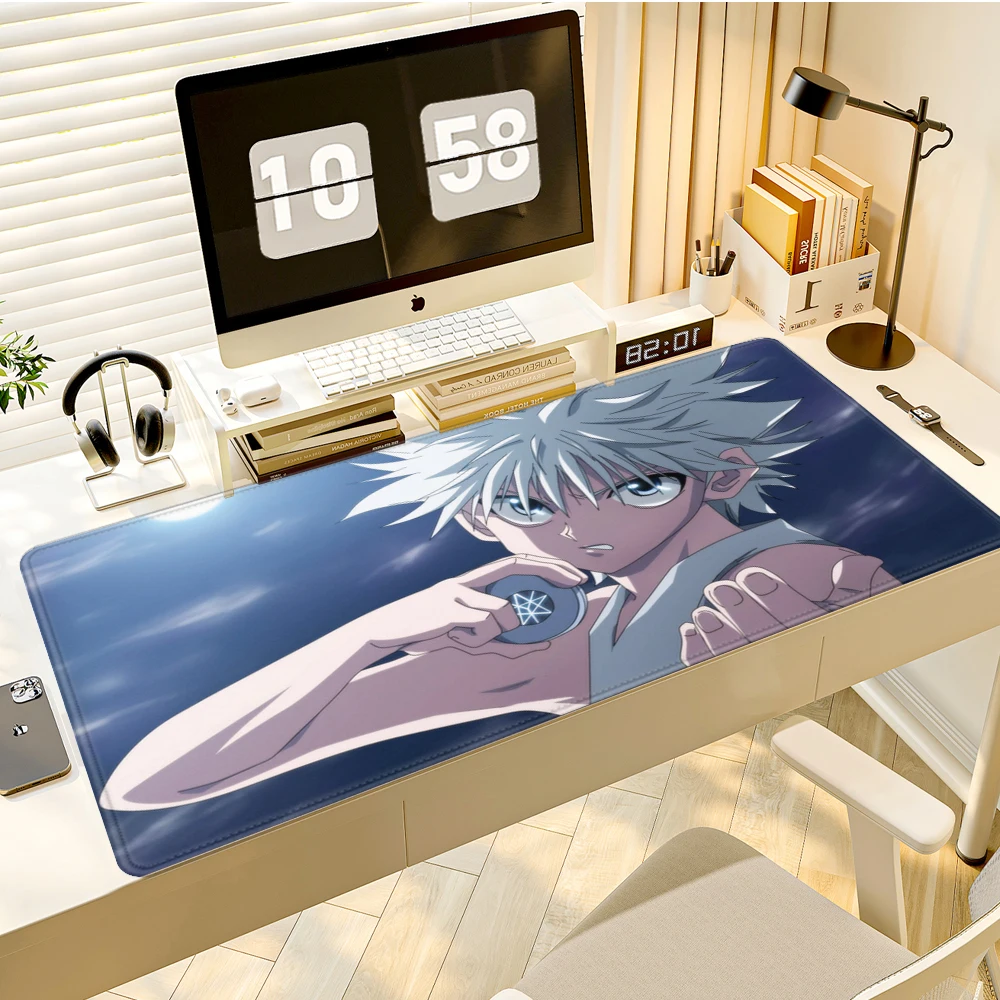 

Игровой коврик Prime Gaming XXL Cool Anime Hunter x Hunter Killua Zoldyck с подкладкой, аксессуары для геймеров, коврик для клавиатуры, коврик с прошитыми краями